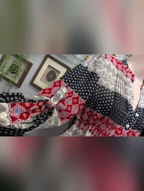 American Rag Tie Back Blouse XS-SM